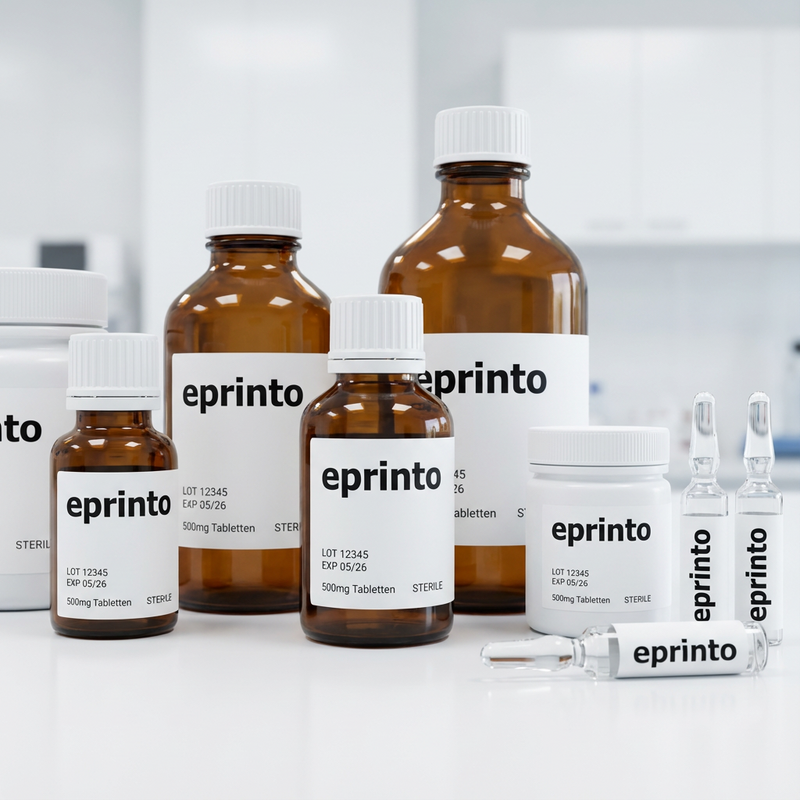 Etiketten für die Pharmaindustrie