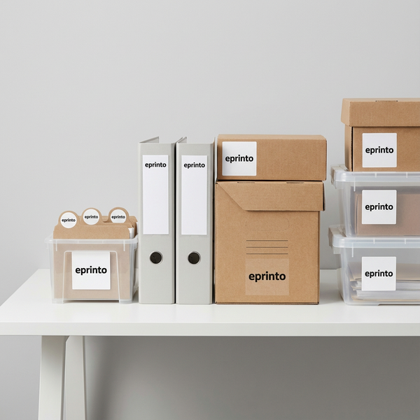 Etiketten für das Büro