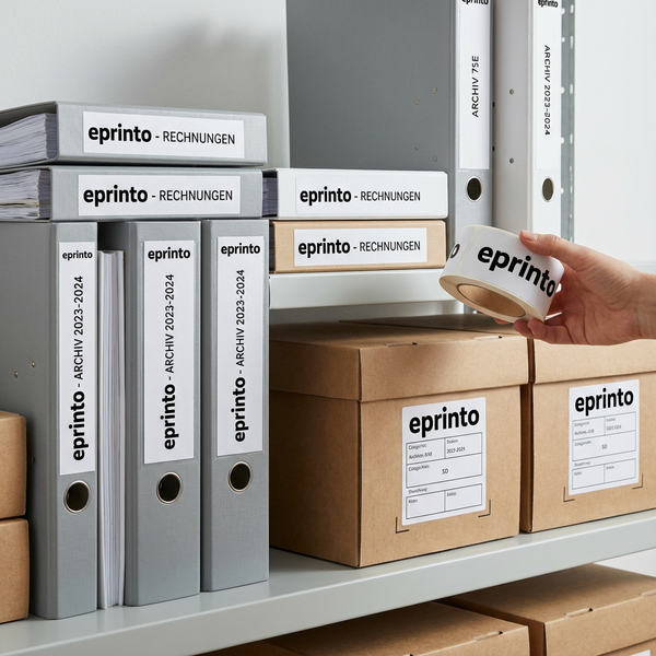 Etiketten für die Verwaltung