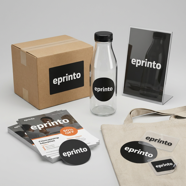 Etiketten für Werbezwecke