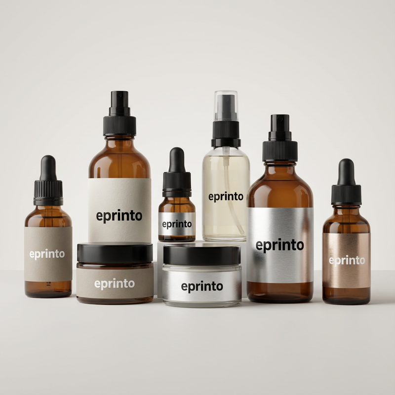 Etiketten für Kosmetik