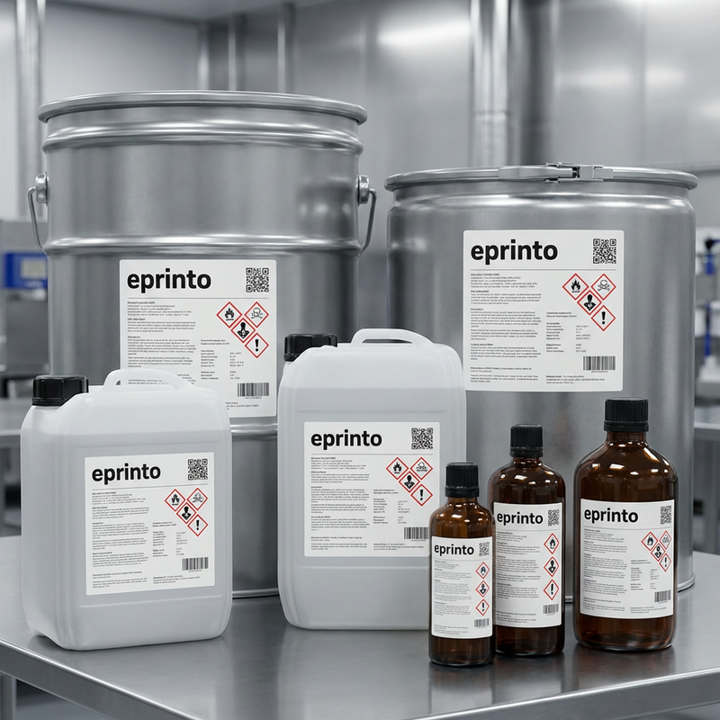 Etiketten für die Chemieindustrie