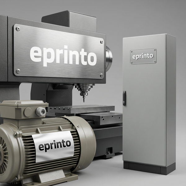 Etiketten für Maschinen